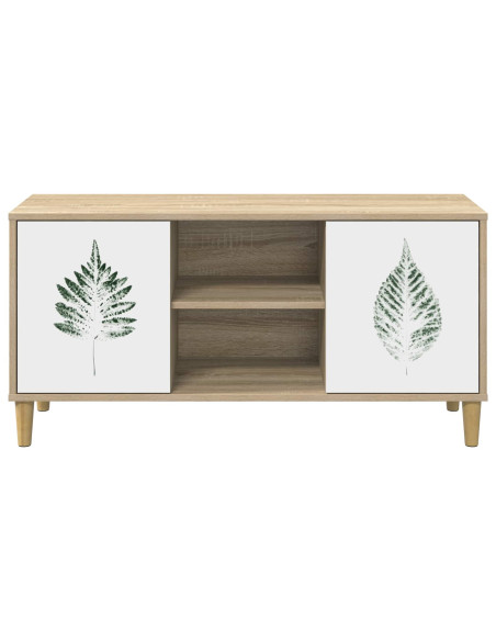 Mobile TV HANAU 102 x 33 x 50 cm Sonoma Legno ingegnerizzato