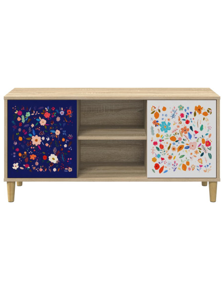 Mobile TV MAINZ 102 x 33 x 50 cm Sonoma Legno ingegnerizzato