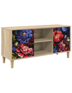 Mobile TV KIEL 102 x 33 x 50 cm Sonoma Legno ingegnerizzato 2