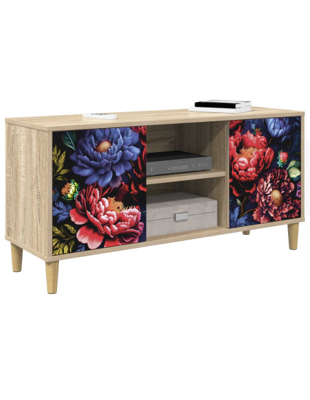 Mobile TV KIEL 102 x 33 x 50 cm Sonoma Legno ingegnerizzato