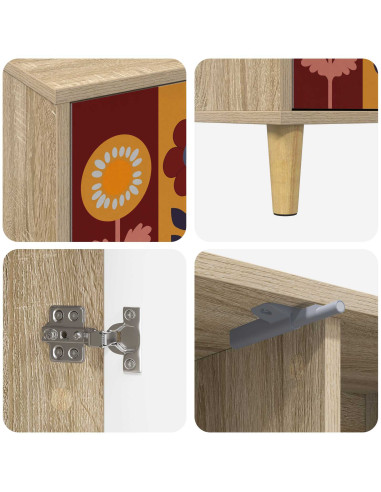 Mobile TV ESSEN 102 x 33 x 50 cm Sonoma Legno ingegnerizzato