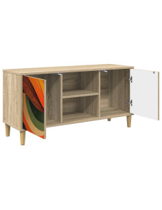 Mobile TV BONN 102 x 33 x 50 cm Sonoma Legno ingegnerizzato 2