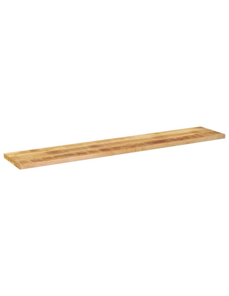 Piano per Tavolo 140x30x2,5cm Rettangolare Legno Mango Grezzo