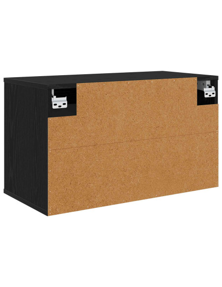Mobile TV da Parete ESSEN 69 x 33 x 40 cm Rovere Nero