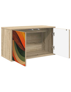 Mobile TV da Parete BONN 69 x 33 x 40 cm Rovere Sonoma 2