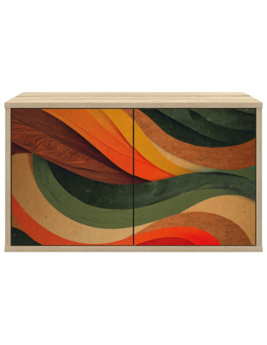 Mobile TV da Parete BONN 69 x 33 x 40 cm Rovere Sonoma