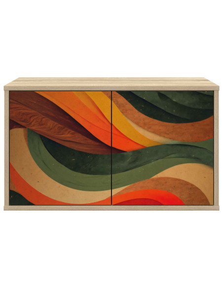 Mobile TV da Parete BONN 69 x 33 x 40 cm Rovere Sonoma