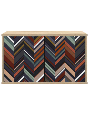 Mobile TV da Parete OMMEN 69 x 33 x 40 cm Rovere Sonoma