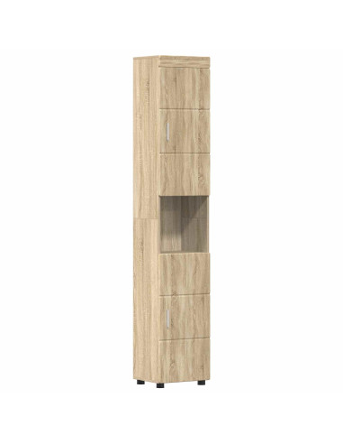Set di Armadi da Bagno TULUM Rovere Sonoma 37 x 31,5 x 203 cm