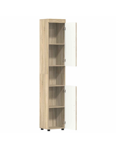Set di Armadi da Bagno TULUM Rovere Sonoma 37 x 31,5 x 203 cm