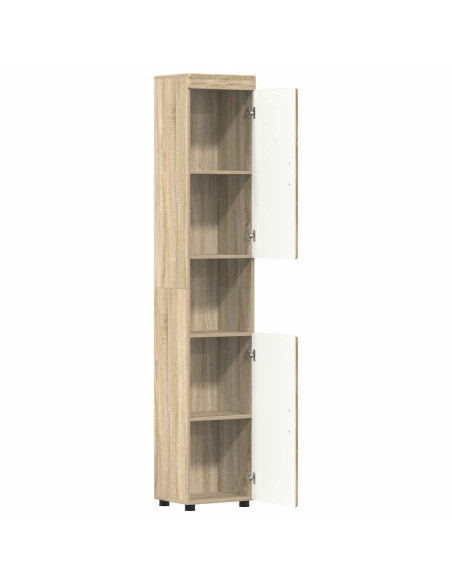 Set di Armadi da Bagno TULUM Rovere Sonoma 37 x 31,5 x 203 cm