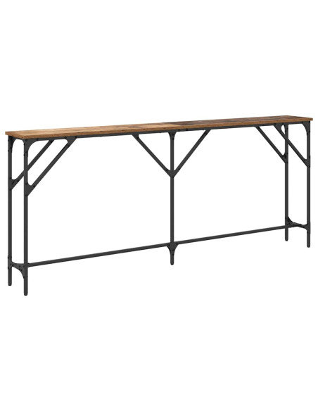 Tavolo consolle Legno vecchio 180 x 23 x 75 cm