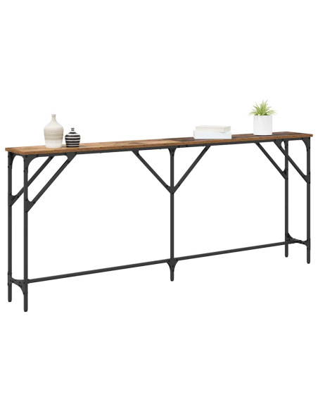 Tavolo consolle Legno vecchio 180 x 23 x 75 cm