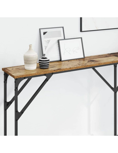 Tavolo consolle Legno vecchio 180 x 23 x 75 cm