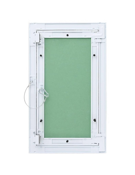 Pannello di Accesso Verde e Argento 35 x 55 cm