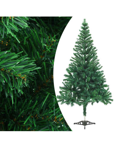 Albero di Natale Preilluminato Palline Bianco 210 cm 910 Rami
