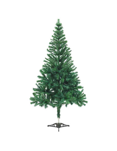 Albero di Natale Preilluminato Palline Bianco 210 cm 910 Rami