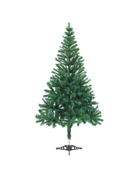 Albero di Natale Preilluminato Palline Bianco 210 cm 910 Rami