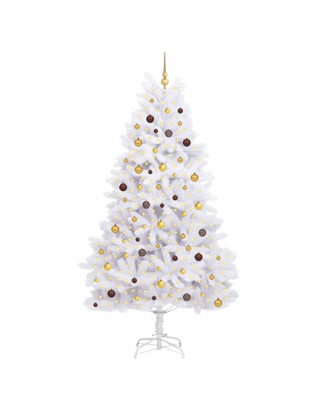 Albero di Natale artificiale Bianco 120 x 120 x 240 cm