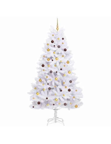 Albero di Natale artificiale Bianco 120 x 120 x 240 cm