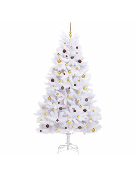 Albero di Natale artificiale Bianco 120 x 120 x 240 cm