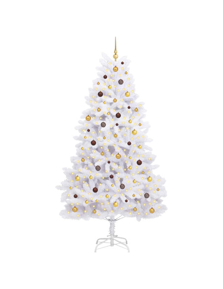 Albero di Natale artificiale Bianco 128 x 128 x 270 cm