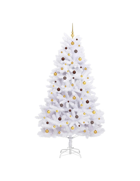 Albero di Natale artificiale Bianco 128 x 128 x 270 cm