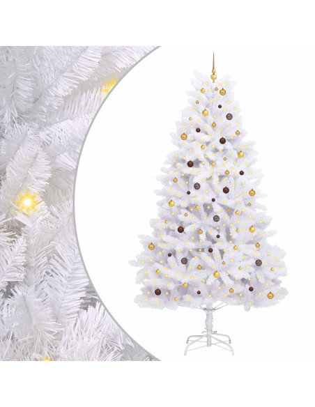 Albero di Natale artificiale Bianco 138 x 138 x 300 cm
