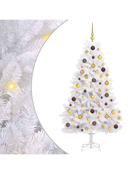 Albero di Natale artificiale Bianco 90 x 90 x 180 cm