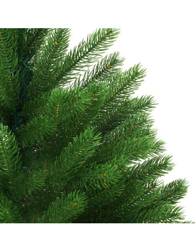 Albero di Natale Preilluminato con Palline 240 cm Verde