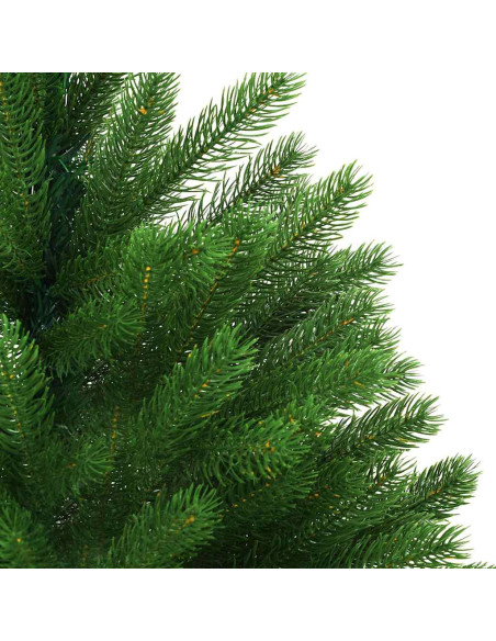 Albero di Natale Preilluminato con Palline 240 cm Verde