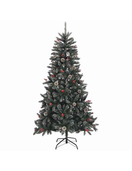 Albero di Natale artificiale con 300 LED Verde 210 cm