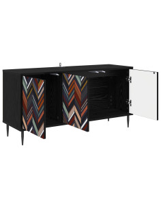 Mobile TV OMMEN 102 x 33 x 51 cm Rovere Nero 2