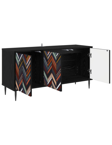 Mobile TV OMMEN 102 x 33 x 51 cm Rovere Nero
