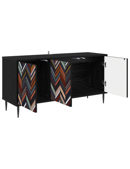 Mobile TV OMMEN 102 x 33 x 51 cm Rovere Nero