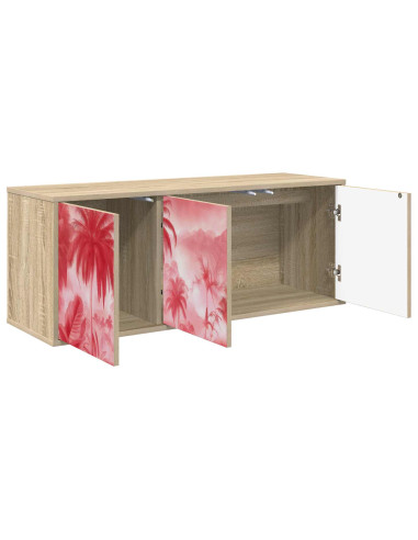 Mobile TV da Parete AACHEN 102 x 33 x 40 cm Rovere Sonoma