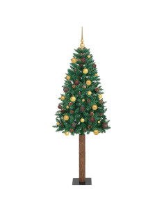 Albero di Natale snodato con 300 LED con supporto Verde 180 cm 2
