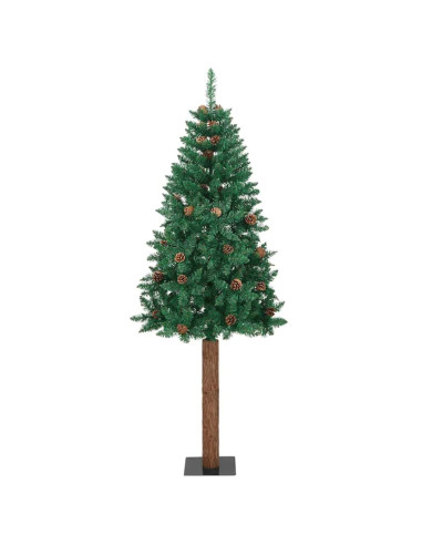Albero di Natale snodato con 300 LED con supporto Verde 180 cm