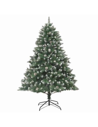 Albero di Natale artificiale con 300 LED Verde 210 cm
