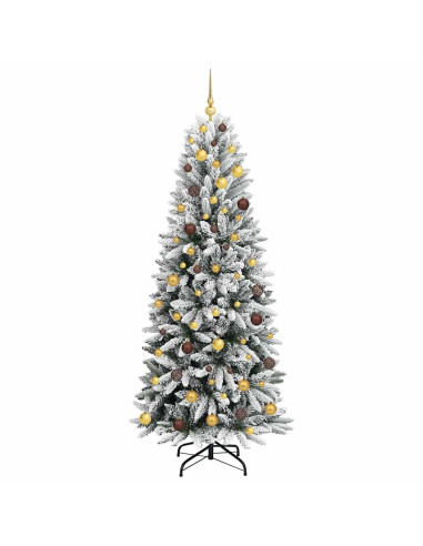 Albero di Natale artificiale con 300 LED Bianco 210 cm