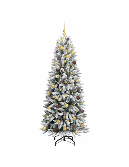 Albero di Natale artificiale con 300 LED Bianco 210 cm
