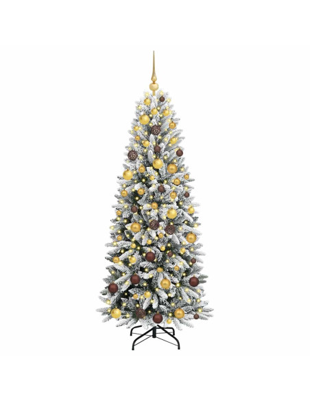 Albero di Natale artificiale con 300 LED Bianco 180 cm