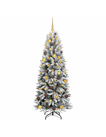 Albero di Natale artificiale con 300 LED Bianco 180 cm