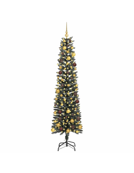 Albero di Natale artificiale con 300 LED Verde 210 cm