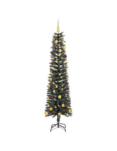 Albero di Natale artificiale con 300 LED Verde 210 cm