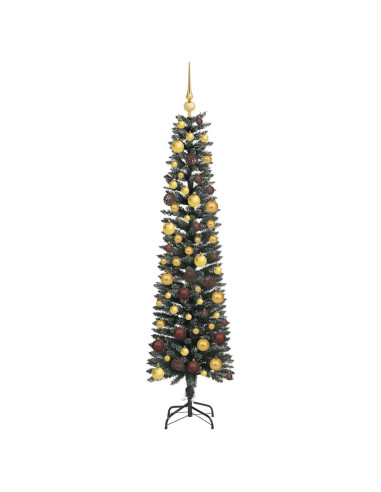 Albero di Natale artificiale con 300 LED Verde 180 cm