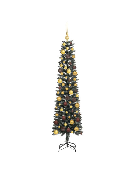 Albero di Natale artificiale con 300 LED Verde 180 cm