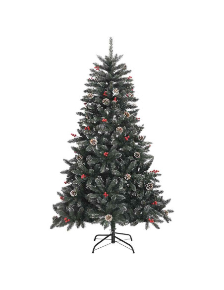 Albero di Natale artificiale con 300 LED Verde 180 cm