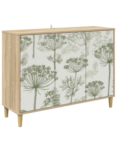Credenza GOTHA Sonoma 102 x 33 x 75 cm Legno ingegnerizzato