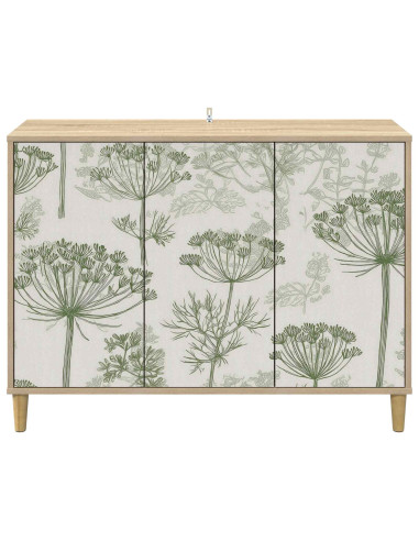 Credenza GOTHA Sonoma 102 x 33 x 75 cm Legno ingegnerizzato